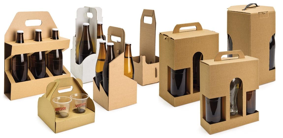 Cardboard packages for beer